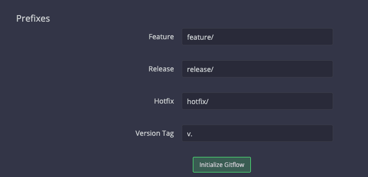 Gitflow Tag Prefix